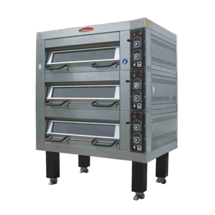 BakeMax BMDDD01 55" One Deck Electric Oven, Accommodates (2) 18" X 26" Pans, 220v/60/3