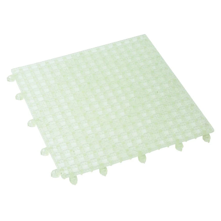 Winco BML-12C Bar Mat, Interlocking, 12" x 12", Clear