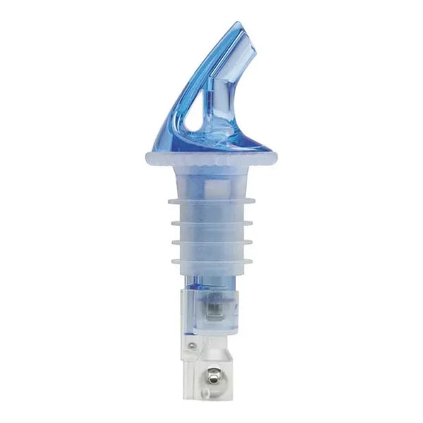 Bar Maid BMP-1100B Blue 1oz Premium No Collar Pourers — Flip Top