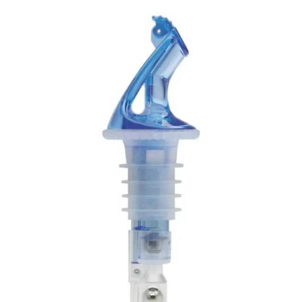 Bar Maid BMP-4100B Blue 1 1/2oz Premium No Collar Pourers