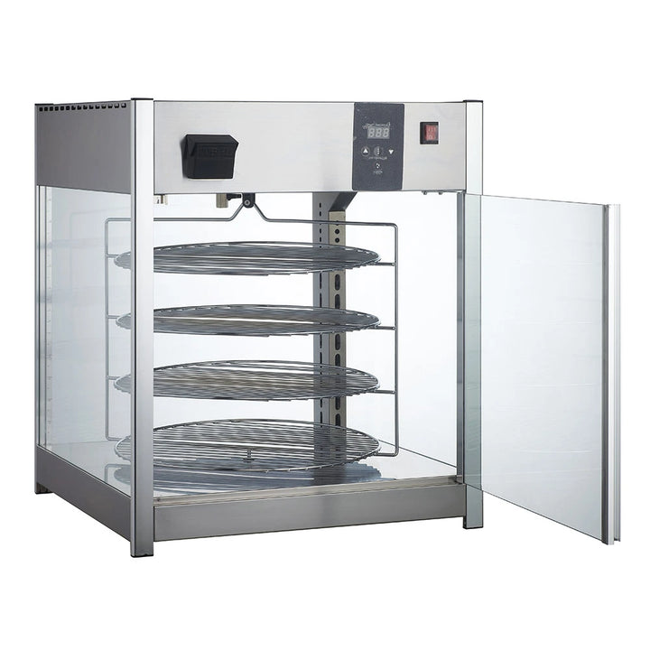 BakeMax BMPW418 25-1/2" Titan Series Pizza Warmer Display Case, Countertop, 1700 watts-2