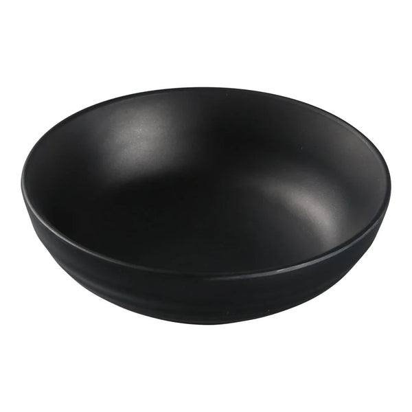 Yanco BP-3005 Black Pearl-2 8 Oz Black Melamine Salad Bowl with Matting Finish, Pack of 48