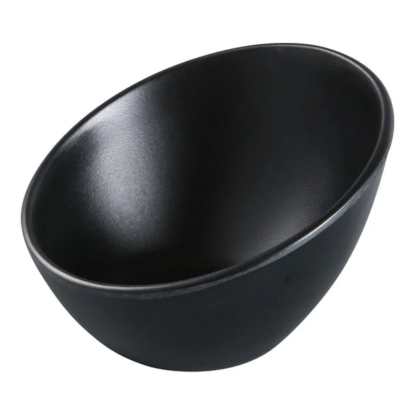 Yanco BP-3105 Black Pearl-2 5 Oz Black Melamine Sheer Bowl with Matting Finish, Pack of 48