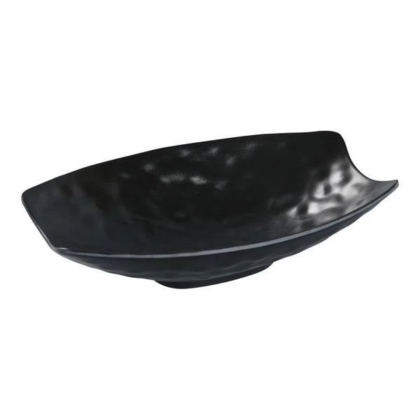 Yanco BP-4110 Black Pearl-2 6.25" Black Melamine Deep Plate with Matting Finish, Pack of 12