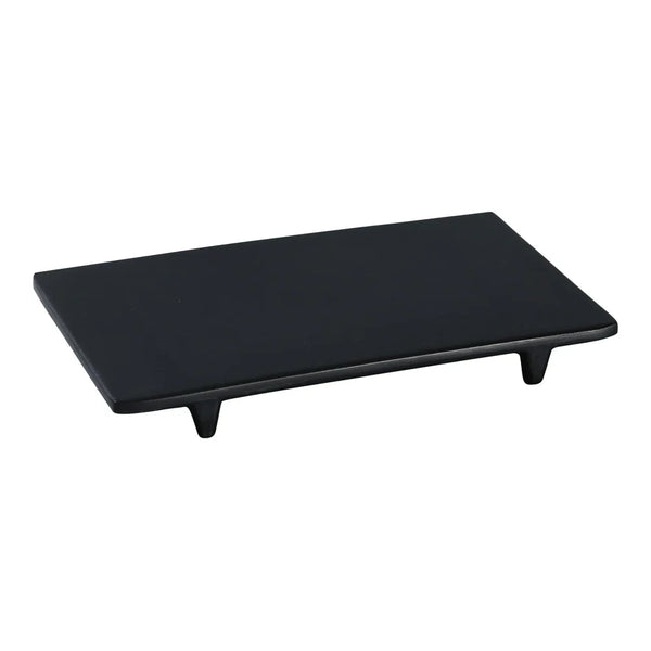 Yanco BP-5008 Black Pearl-2 4.75" Black Melamine Display Plate with Matting Finish, Pack of 24