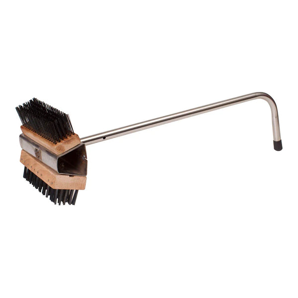 Winco BR-21 Dual Headed Wire Oven Brush with 26-1/2" Handle