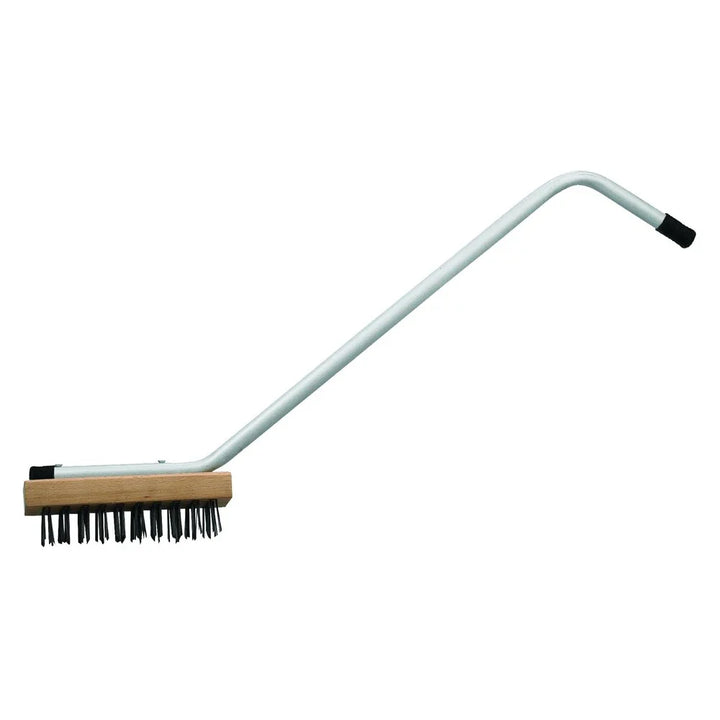 Winco BR-31 Steel Wire Bristle Broiler Brush with 8" Handle