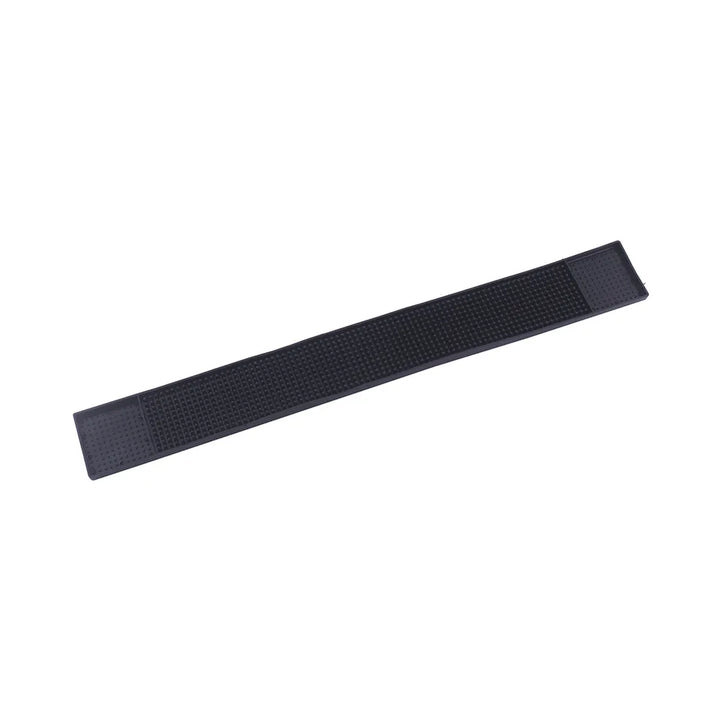 CAC China BRMT-27BK Bar Mat Plastic Drink Rail Black 27x3-1/4" /Each