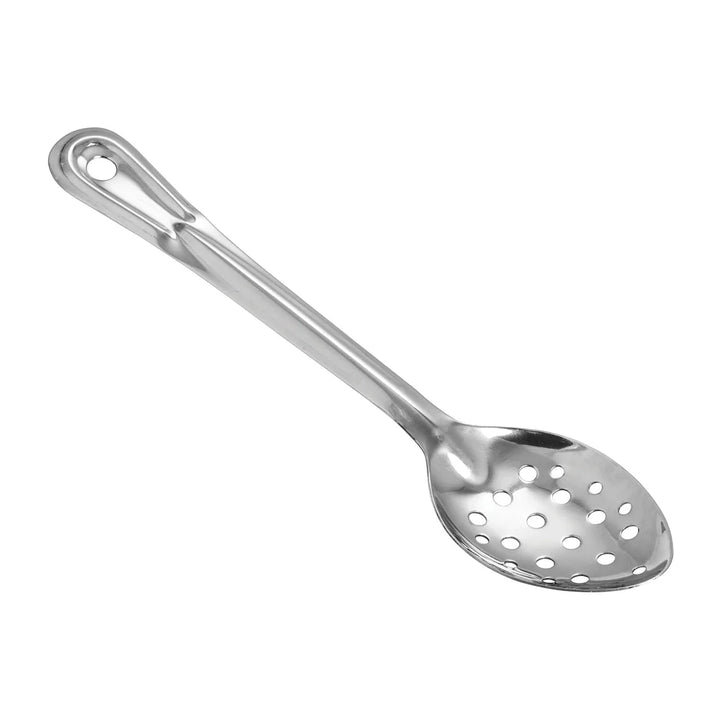 Winco BSPT-11H 11" Perf Basting Spoon, 1.5mm, Stainless Steel