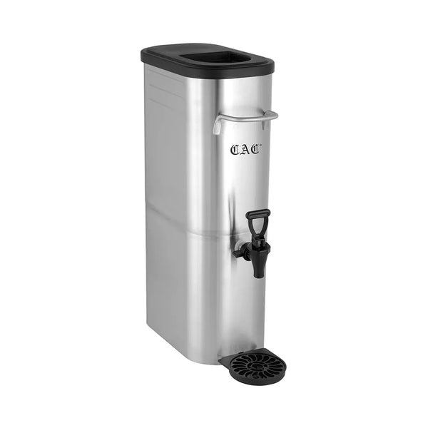 CAC China BVDS-IT3 Iced Tea Dispenser Slim W/ SS Valve 3Gal Set