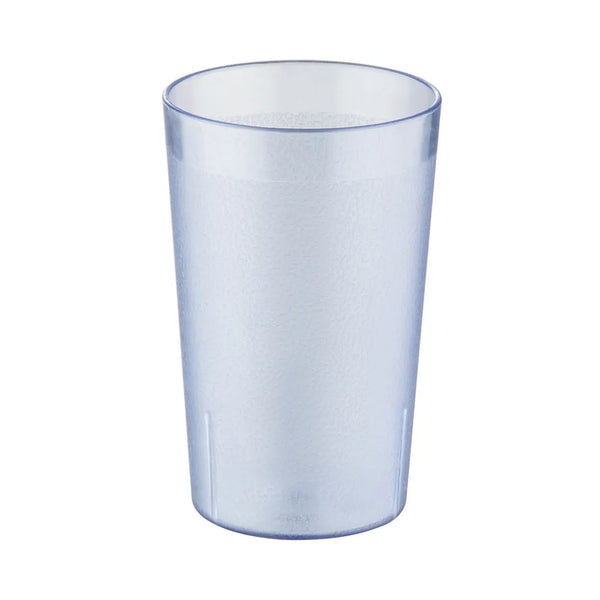 CAC China BVPT-10BL Blue Plastic Pebbled Tumbler, 10 Oz, 12-PC/PK