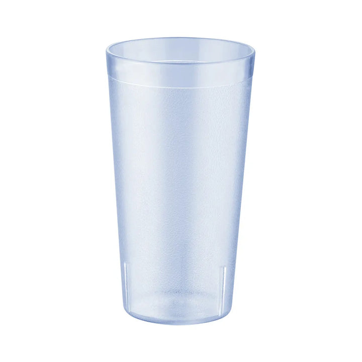 CAC China BVPT-12BL Tumbler Poly Pebbled Blue 12 Oz 12-PC/PK Case of 72 Pcs