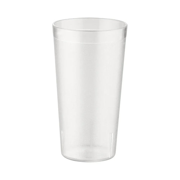 CAC China BVPT-16CL Clear Plastic Pebbled Tumbler, 16 Oz, 12-PC/PK