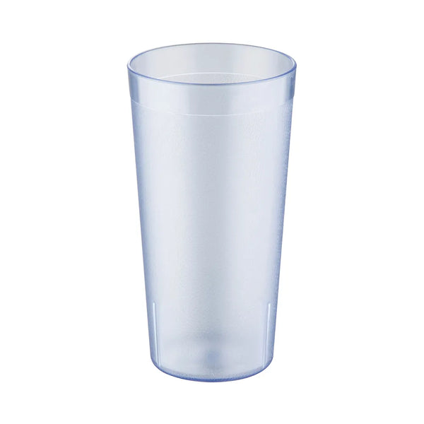 CAC China BVPT-20BL Blue Plastic Pebbled Tumbler, 20 Oz, 12-PC/PK