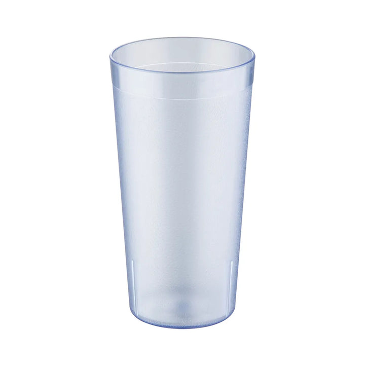 CAC China BVPT-20BL Tumbler Poly Pebbled Blue 20oz 12-PC/PK Case of 24 Pcs