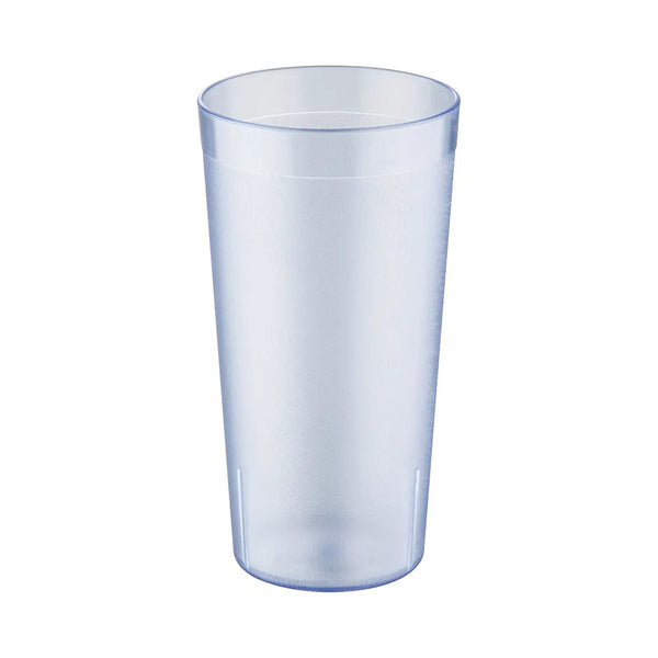 CAC China BVPT-24BL Blue Plastic Pebbled Tumbler, 24 Oz, 12-PC/PK