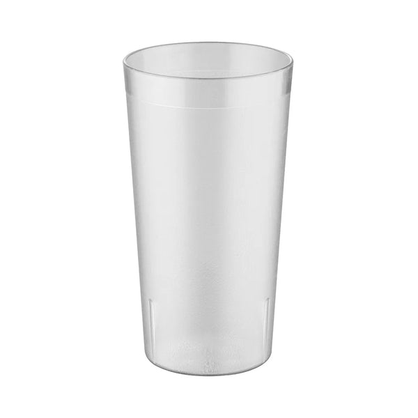 CAC China BVPT-32CL Tumbler Poly Pebbled Clear 32oz 12-PC/PK Case of 24 Pcs