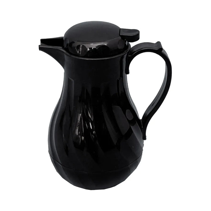 CAC China BVSR-20BK Beverage Server Swirl Insulated Black 20oz /Each