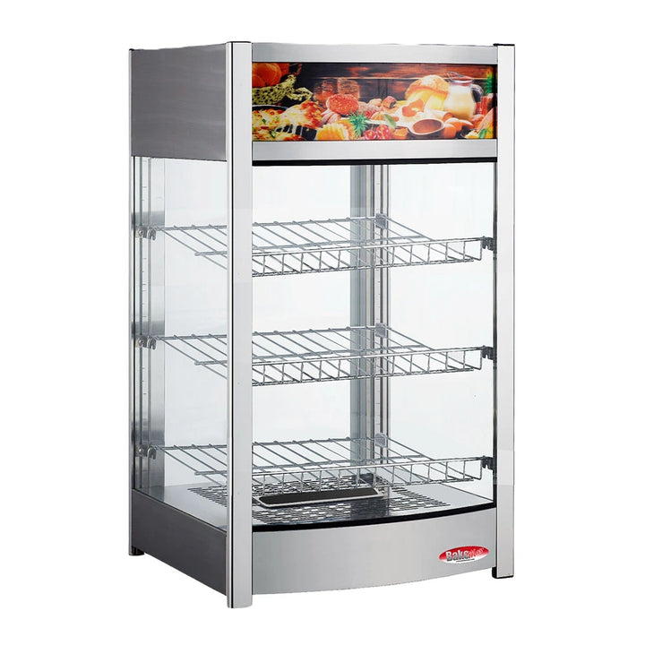 BakeMax BMCBF18 18" Titan Series Heated Display Case, Countertop, 120/60/1