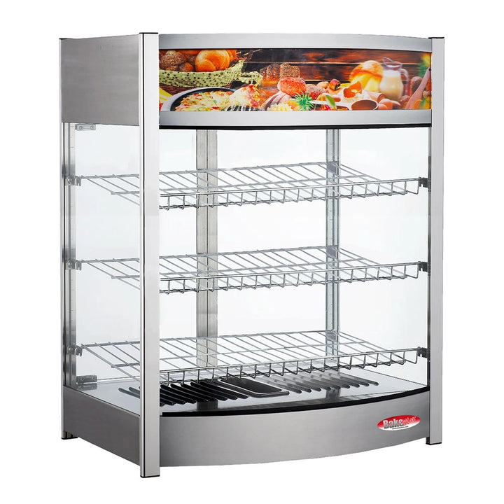 BakeMax BMCBF25 25" Titan Series Heated Display Case, Countertop