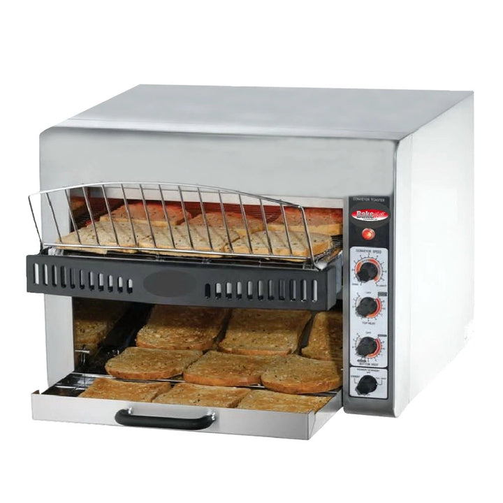 BakeMax BMCT450 17.7" Conveyor Toaster, Countertop, 500 Pieces/hour