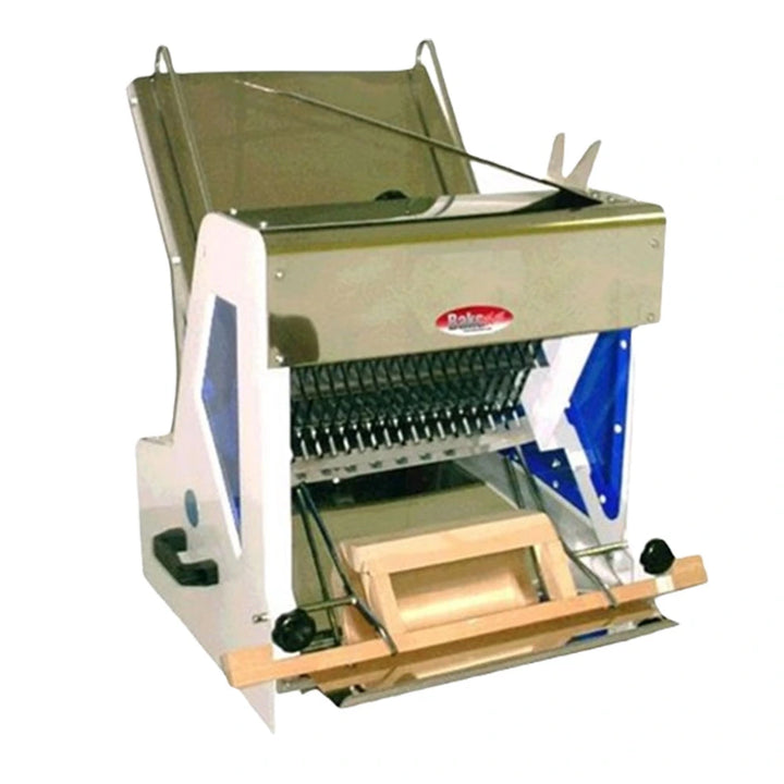 BakeMax BMGF001-3 30" Gravity Feed Bread Slicer, Countertop, 15" Max Loaf Length, 110/60/1-2