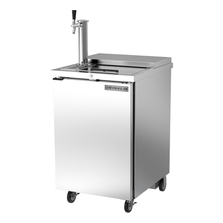 Beverage-Air BM23HC-C-S 24" Single Tap Club Top Kegerator Beer Dispenser - Stainless Steel, (1) 1/2 Keg Capacity