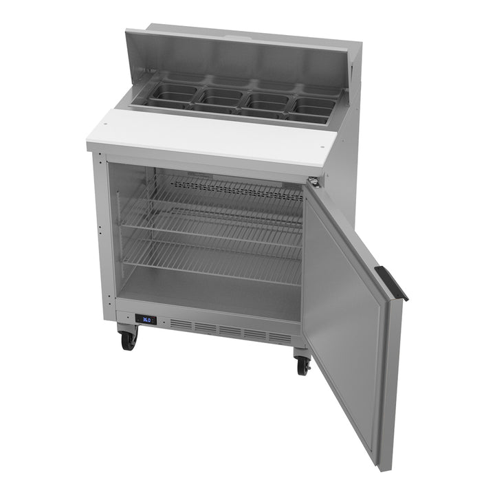 Beverage-Air SPE32HC-08 Elite 32" 1 Door Refrigerated Sandwich Prep Table