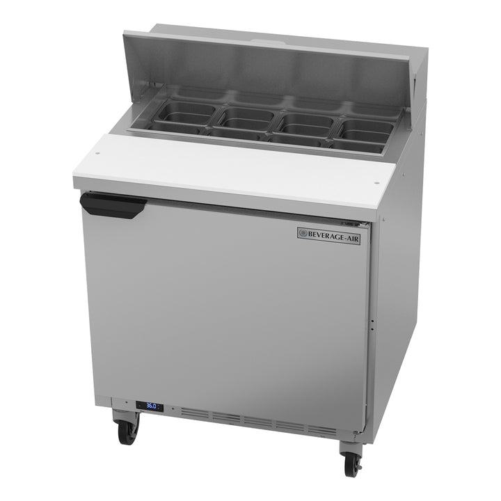 Beverage-Air SPE32HC-08 Elite 32" 1 Door Refrigerated Sandwich Prep Table