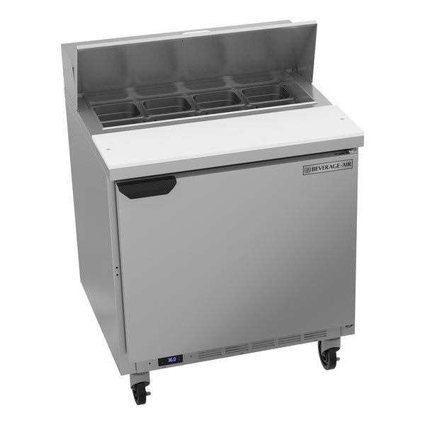 Beverage-Air SPE32HC-08 Elite 32" 1 Door Refrigerated Sandwich Prep Table