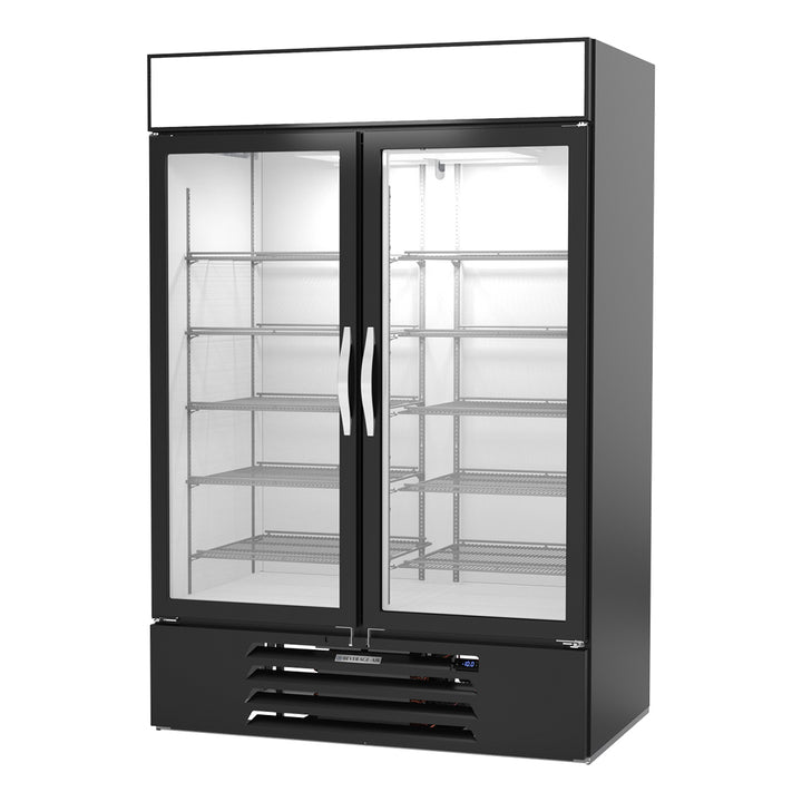 Beverage-Air MMF49HC-1-B-IQ MarketMax 52" Glass Door Merchandiser Freezer with Electronic Lock Black