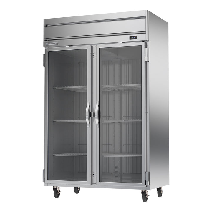 Beverage-Air HFP2HC-1G Horizon Series 52" Glass Door Reach In Freezer