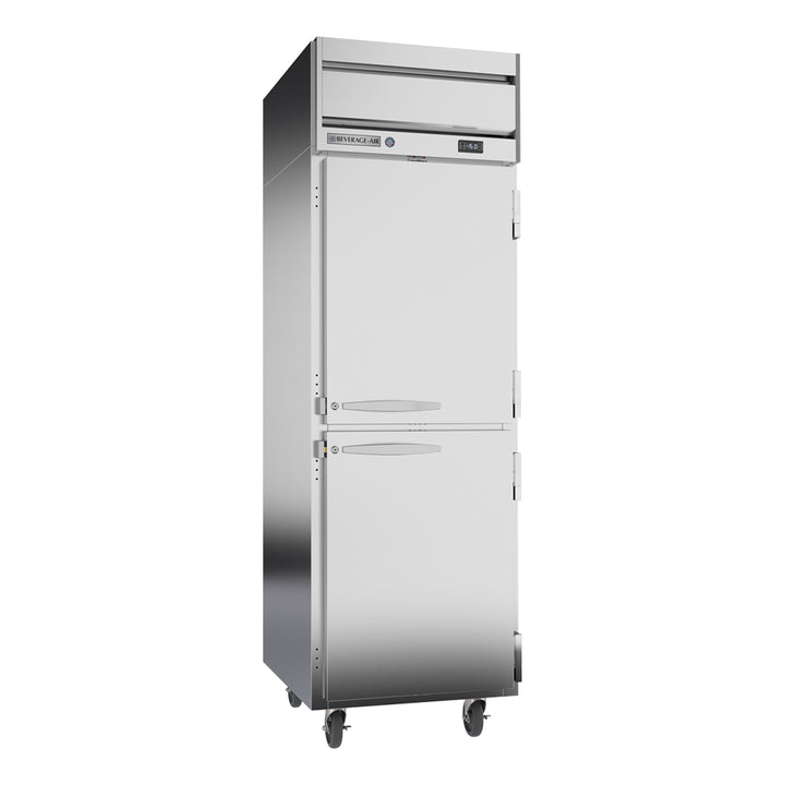 Beverage-Air HFP1HC-1HS Horizon Series 26" Solid Half Door Reach In Freezer