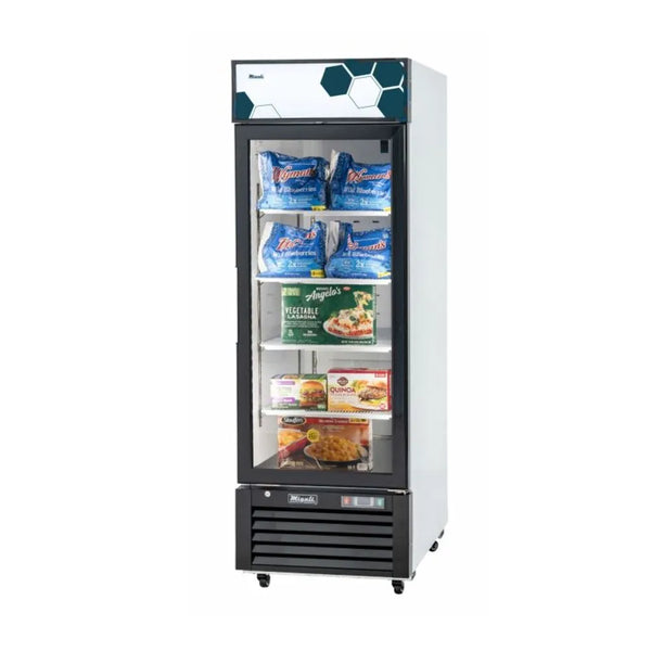 Migali C-23FM-HC Single Glass Door Merchandiser 23 cu/ft Freezer - The Horecastore