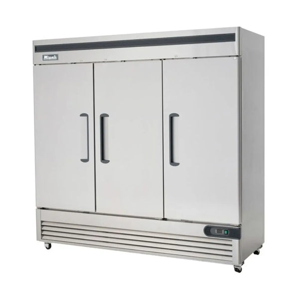 Migali C-3FB-HC Bottom Mount Reach-In Triple Door 72 cu/ft Freezer - The Horecastore