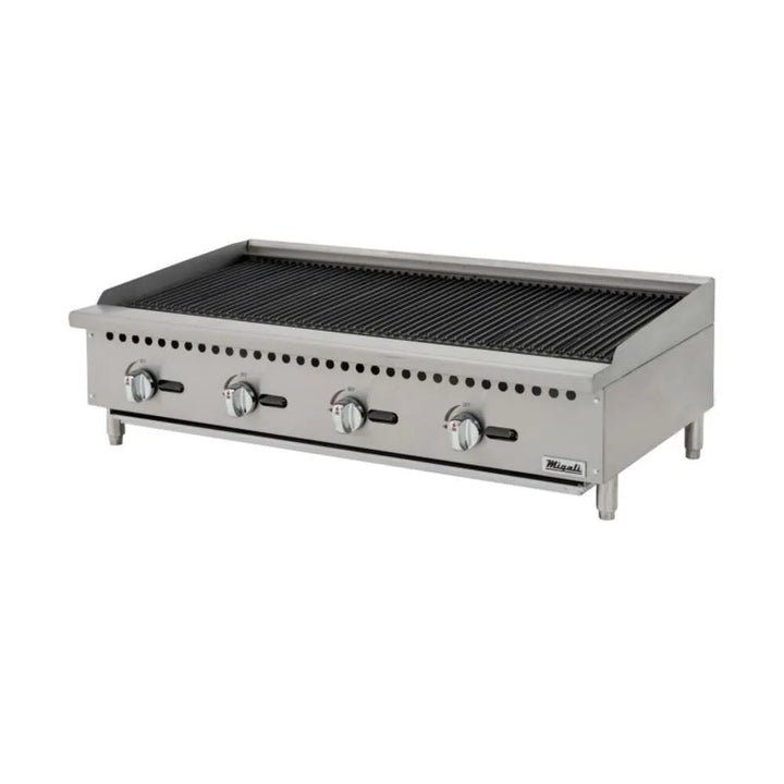 Migali C-CR48 Counter-top 48" Wide Char-Rock Broiler - The Horecastore