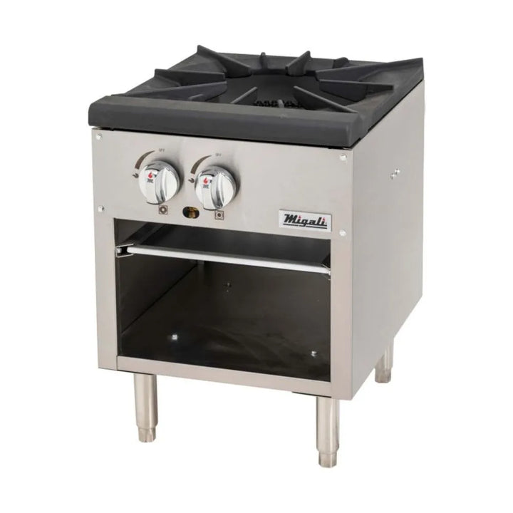 Migali C-SPS-1-18 Single Burner, 18” Wide, Stock Pot Stove - The Horecastore