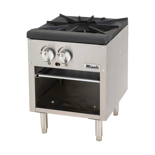 Migali C-SPS-1-18 Single Burner, 18” Wide, Stock Pot Stove