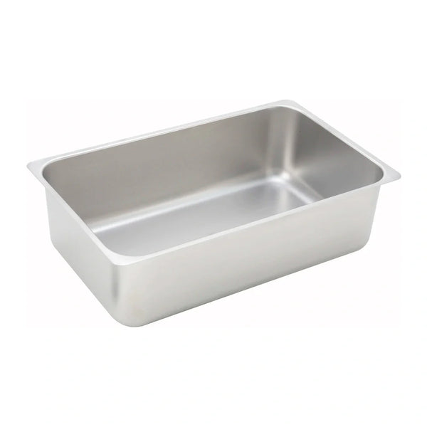 Winco C-WPP Stainless Steel Spillage Pan, 6"