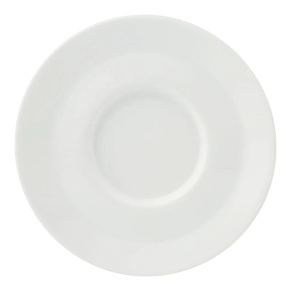 Yanco CA-002 Nature Art 6" White Cambria Saucer, Pack of 36