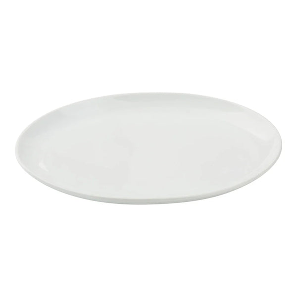 Yanco CA-312 8 1/4? White Cambria Oval Platter, Pack of 24