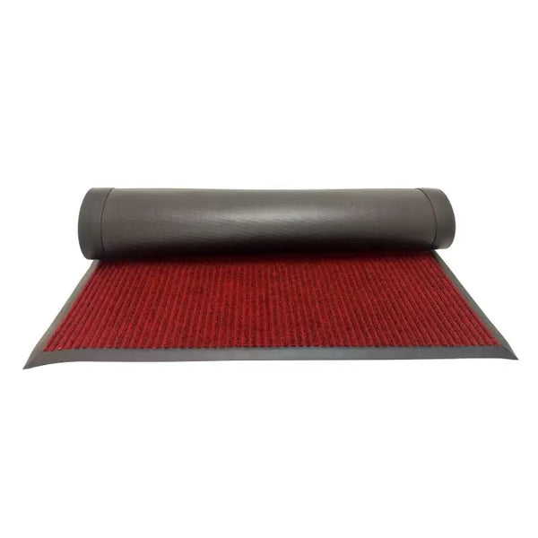 CAC China PMAT-53BY Burgundy Carpet Floor Mat with Vinyl Back, 5 x 3",