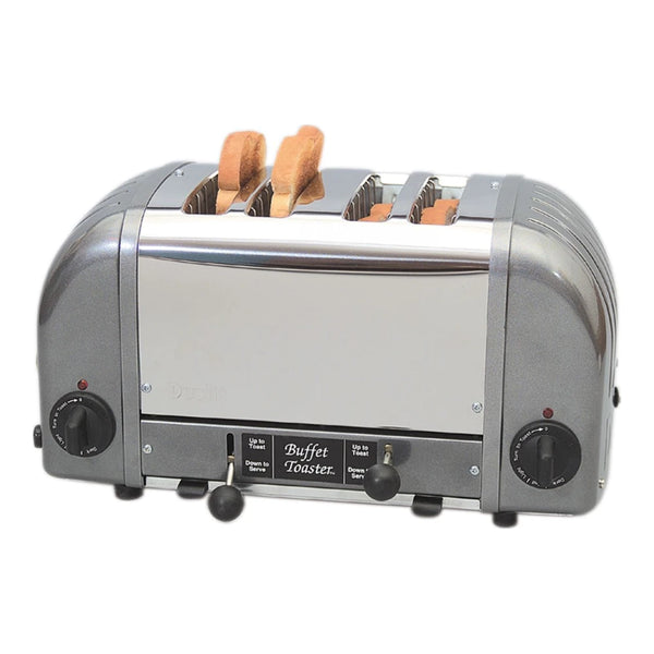 Cadco CBF-4M 4-Slice Buffet Toaster with 1" Slots - 120V