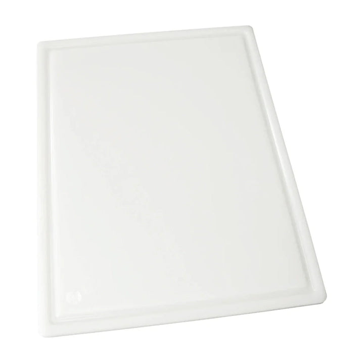 Winco CBI-1218 Cutting Board, Grooved, 12" x 18" x-1/2", White