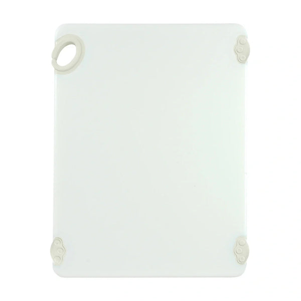 Winco CBN-1520WT White Cutting Board with Hook, 15"x20"x1/2"