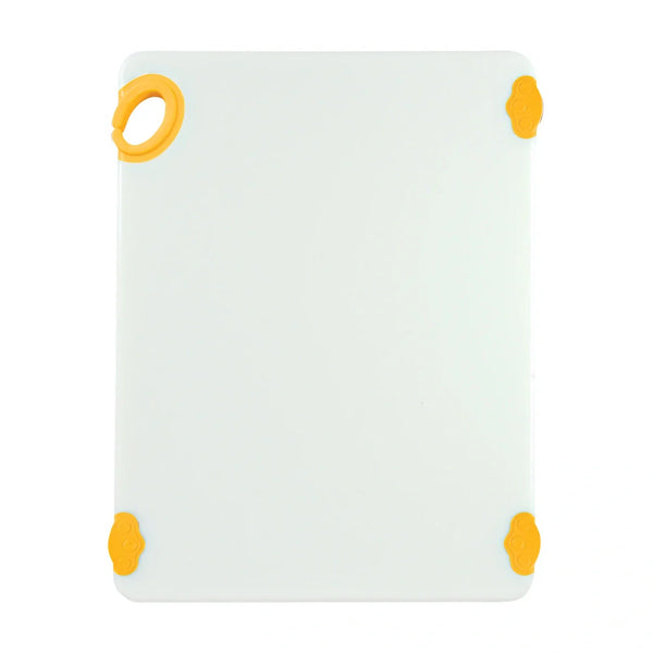 Winco CBN-1520YL Yellow Cutting Board with Hook, 15 x 20" x 1/2"