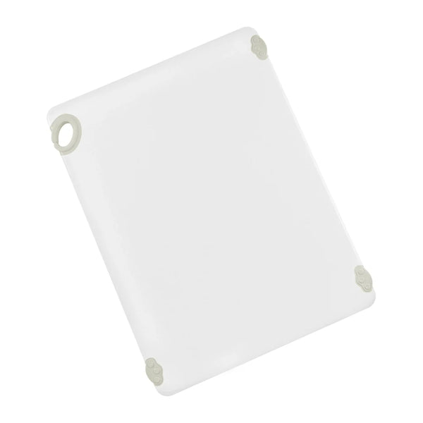 Winco CBN-1824WT White Cutting Board with Hook, 18"x24"x1/2"