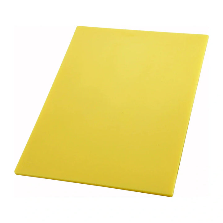 Winco CBYL-1218 Cutting Board, 12" x 18" x 1/2", Yellow