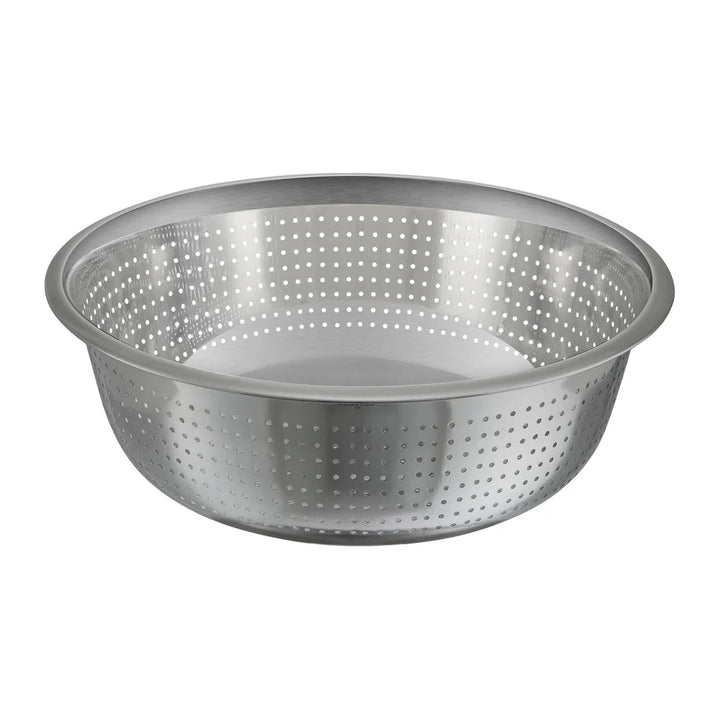 Winco CCOD-13S 13" Colanders, Chinese Style, 2.5mm Holes, Stainless Steel