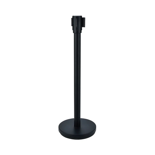 CAC China CCSC-36K Black Metal Stanchion, 36"